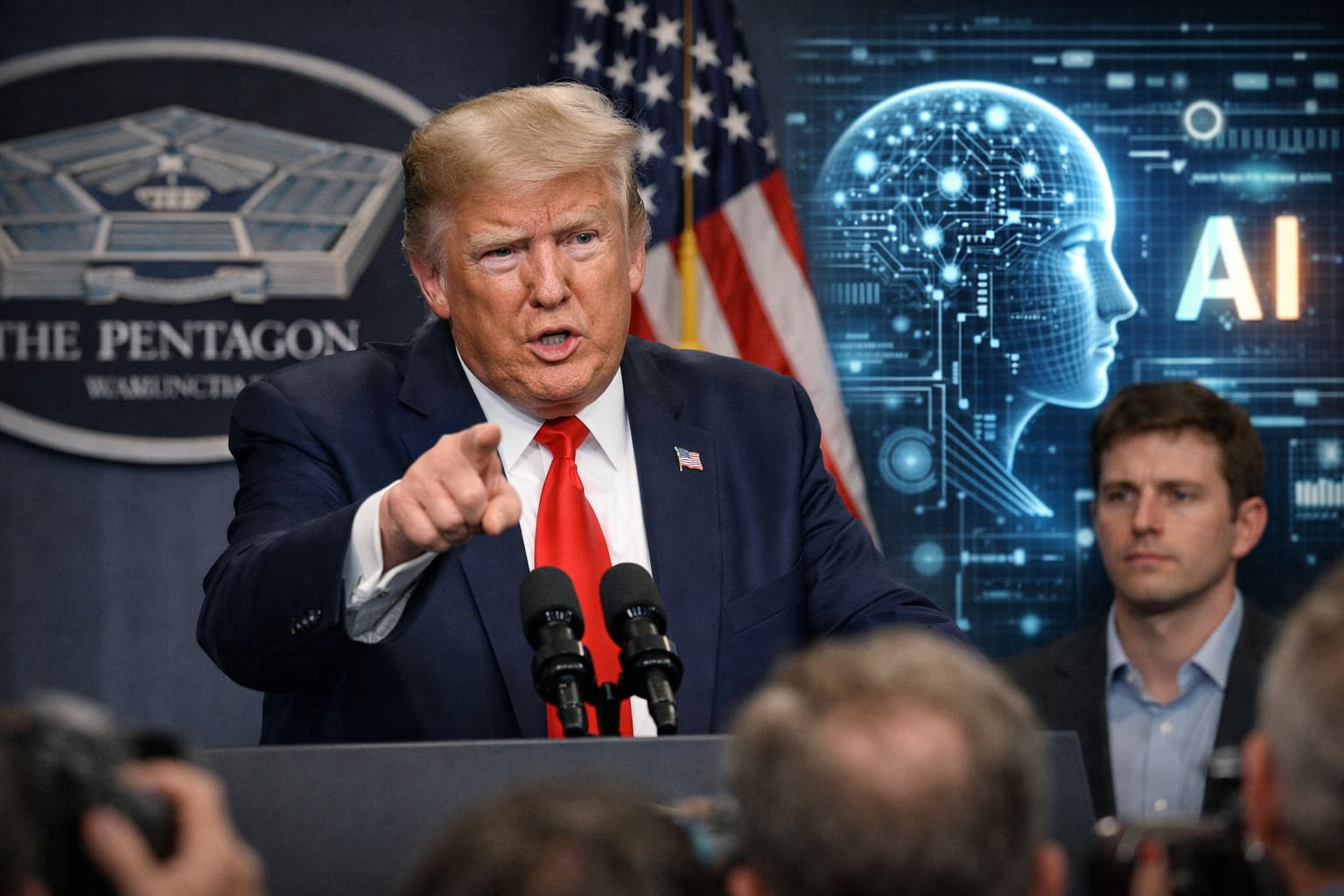 Trump Accuses Anthropic of Coercing the Pentagon After CEO Refuses Broad Military AI Agreement