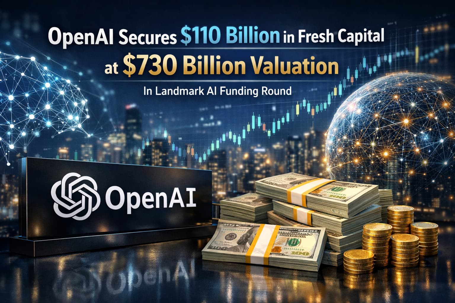 OpenAI Secures $110 Billion in Fresh Capital at $730 Billion Valuation in Landmark AI Funding Round