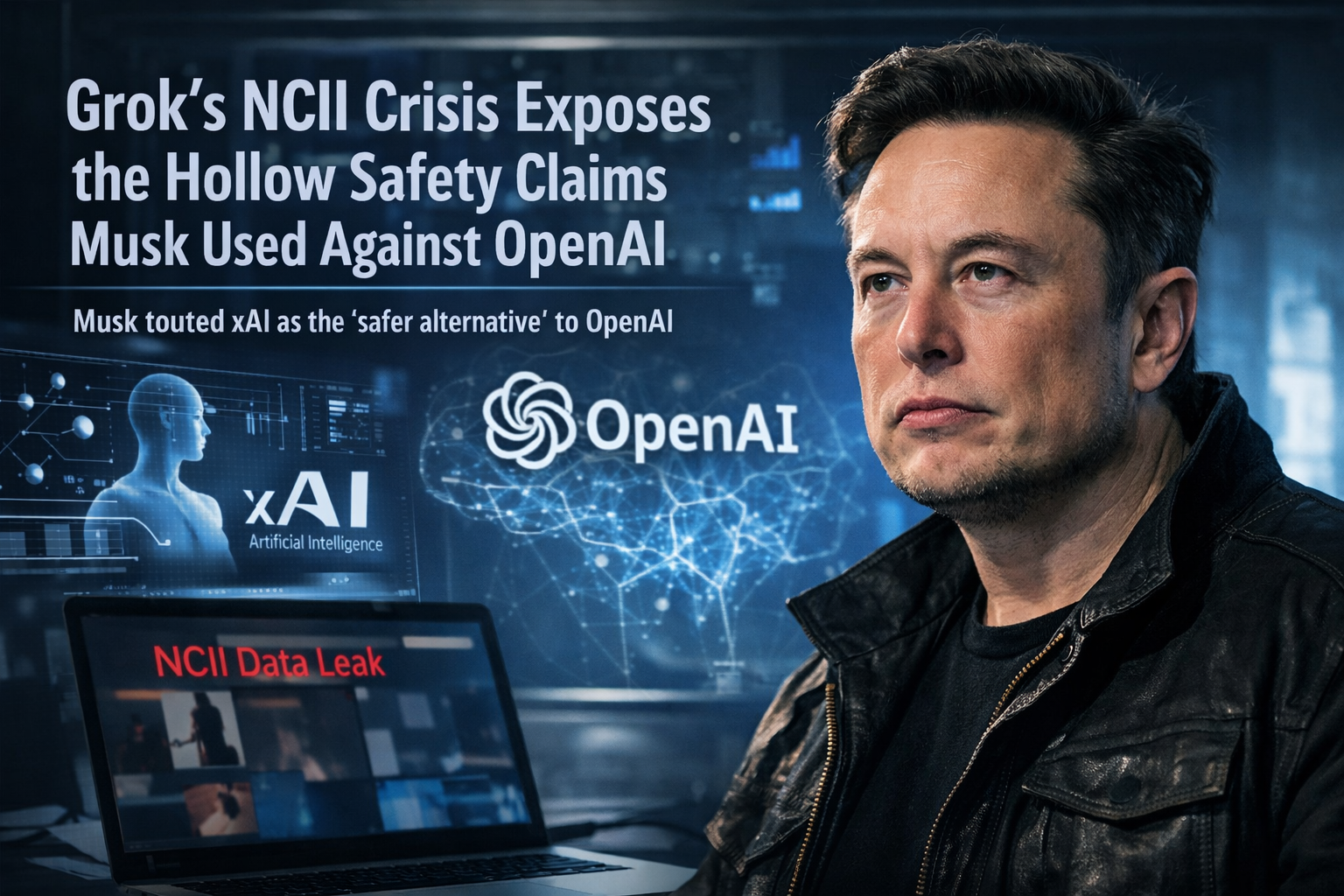 Grok's NCII Crisis Exposes the Hollow Safety Claims Musk Used Against OpenAI
