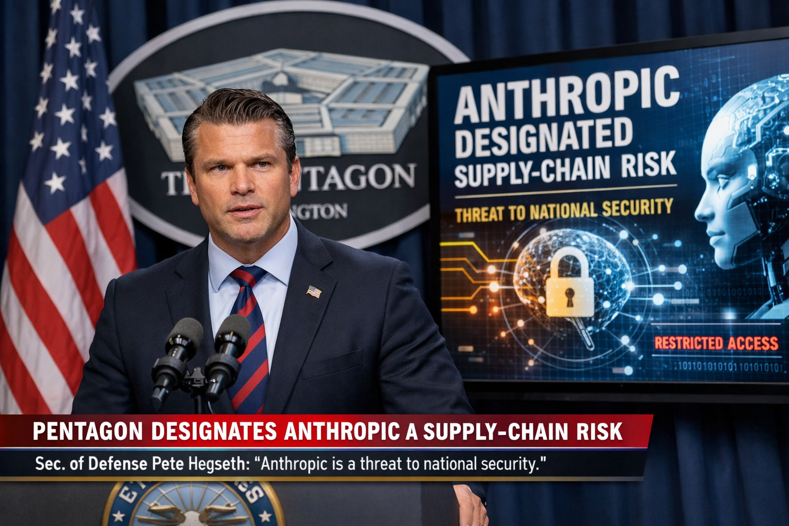 Pentagon Designates Anthropic a Supply-Chain Risk, Setting Stage for Legal Battle Over Federal AI Access