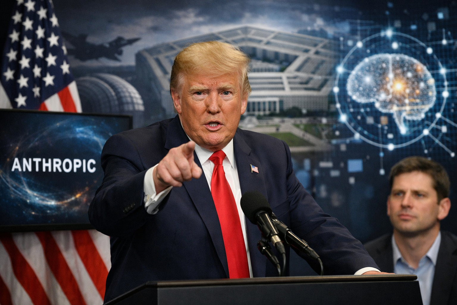 Trump Accuses Anthropic of Coercing the Pentagon After CEO Refuses Broad Military AI Agreement